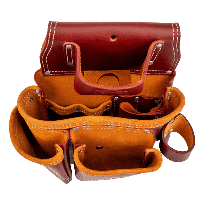 Leather Tool Pouch – 10 Pockets Heavy-Duty Belt Bag for Professionals - Image 2