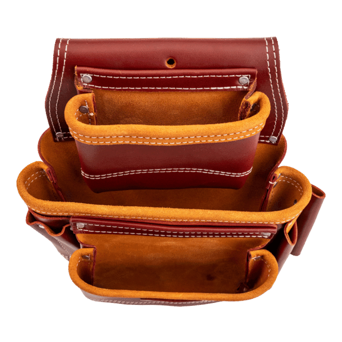 Leather Tool Pouch – 9 Pockets Heavy-Duty Belt Bag for Professionals - Image 2