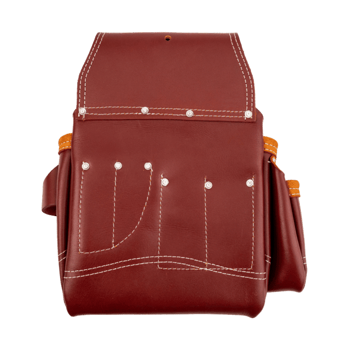Leather Tool Pouch – 10 Pockets Heavy-Duty Belt Bag for Professionals - Image 3