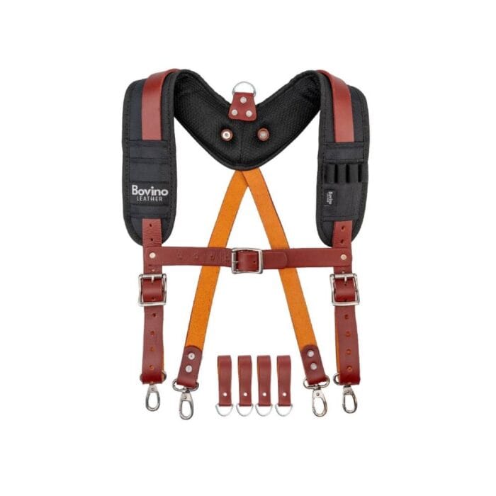 leather tool belt suspender