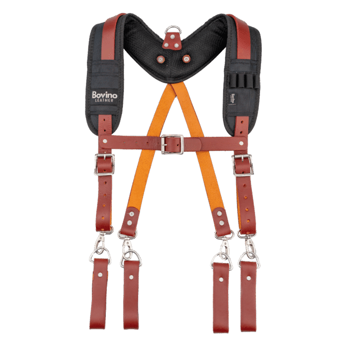 Leather Tool Belt Suspender – Adjustable, Padded & Heavy-Duty - Image 3
