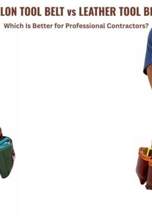 Bovino nylon tool belt vs leather tool belt comparison for professional contractors